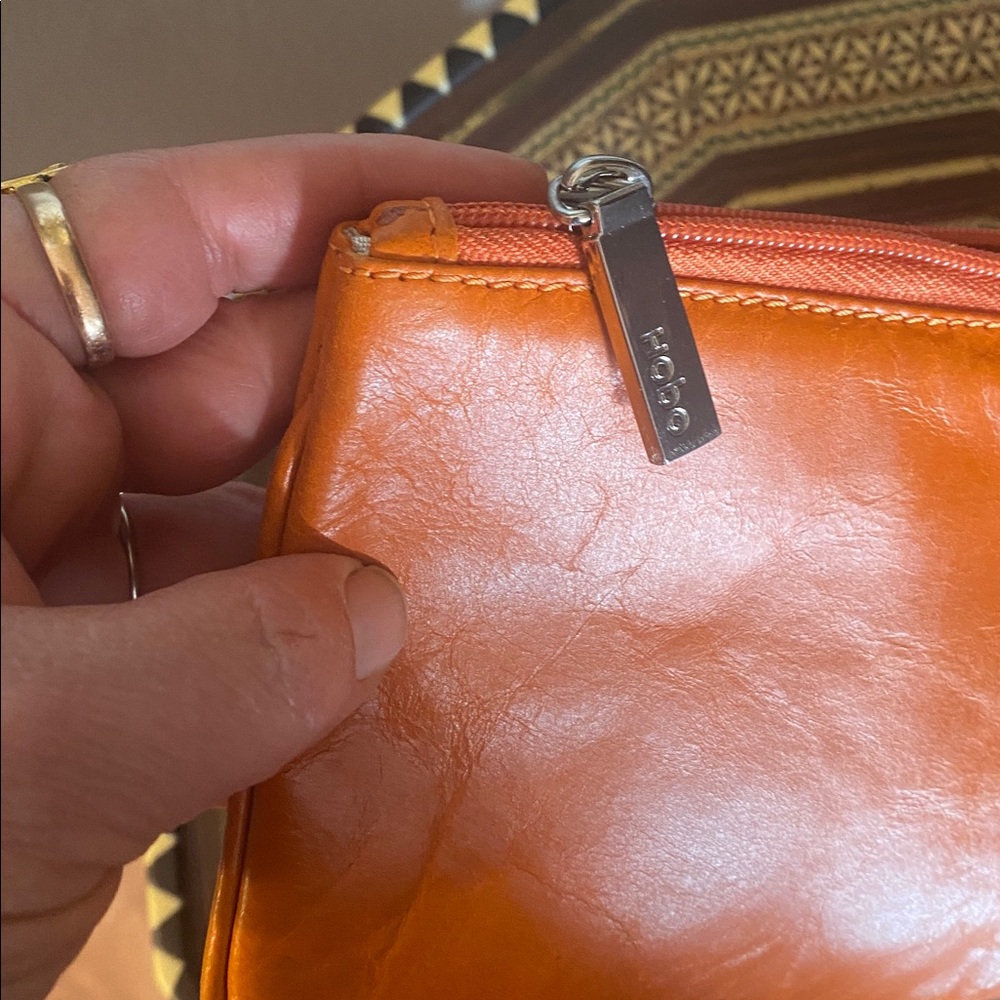 HOBO The Original women's clutch Evening clutch Orange leather - Picture 10 of 11